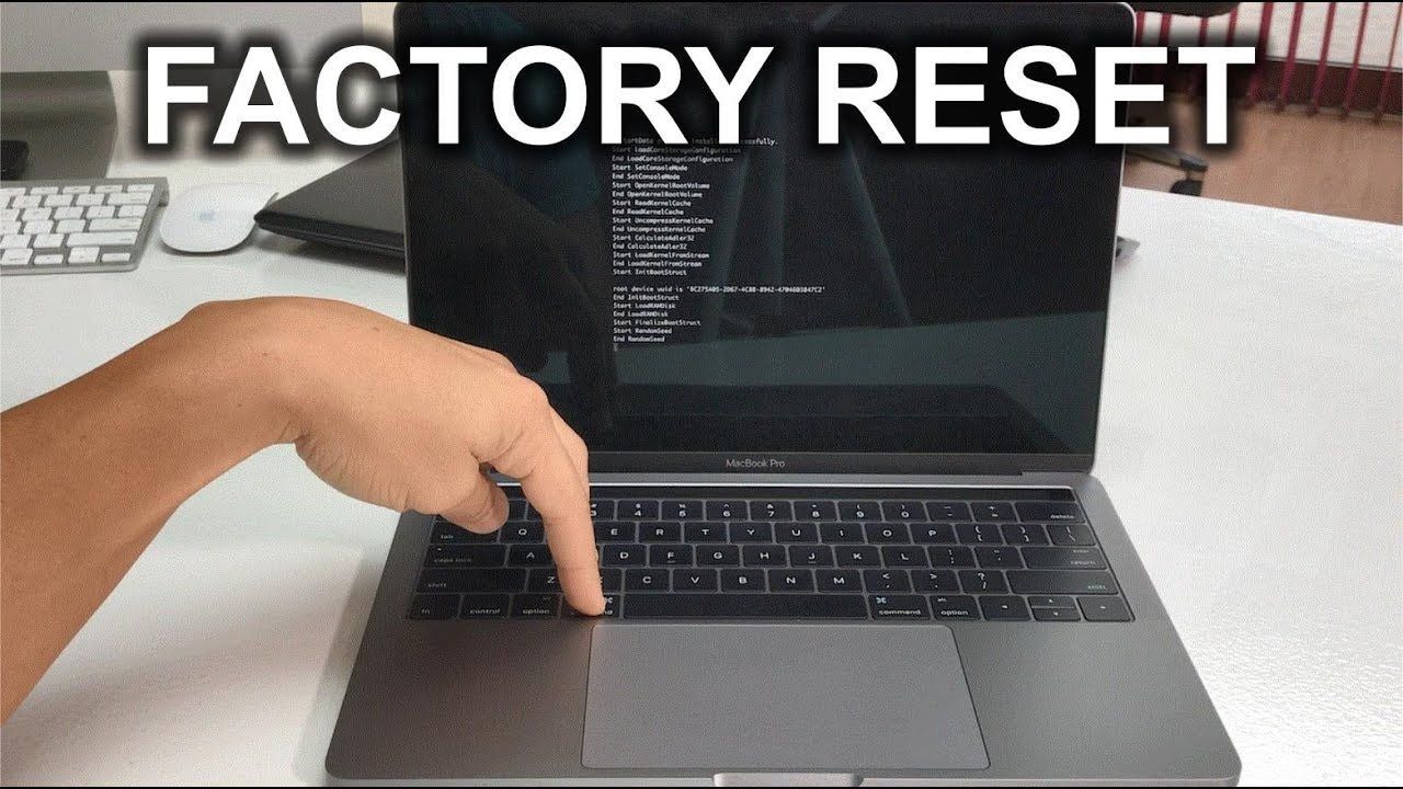 How to factory reset a macbook - bopqearrow