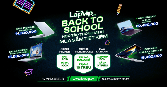 BACK TO SCHOOL 2024: HỌC TẬP THÔNG MINH, MUA SẮM TIẾT KIỆM