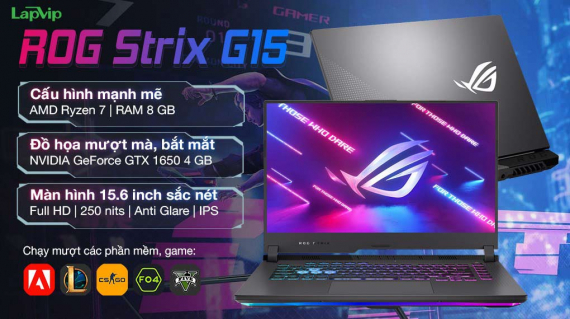 ĐÁNH GIÁ CHIẾC LAPTOP GAMING ASUS ROG STRIX G15 G513 - THIẾT KẾ HẦM HỐ, HIỆU NĂNG MẠNH MẼ