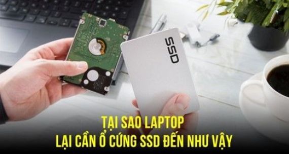 Vì sao laptop lại rất cần ổ cứng SSD?