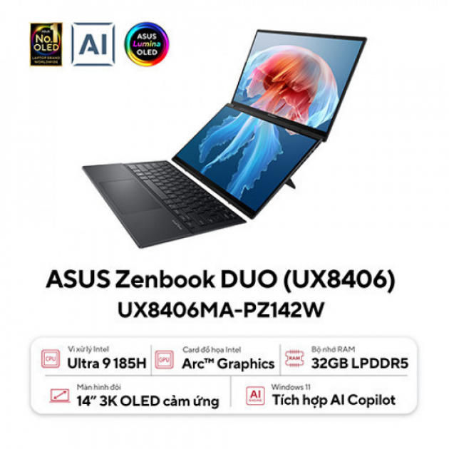 Asus Zenbook Duo OLED UX8406MA-PZ142W